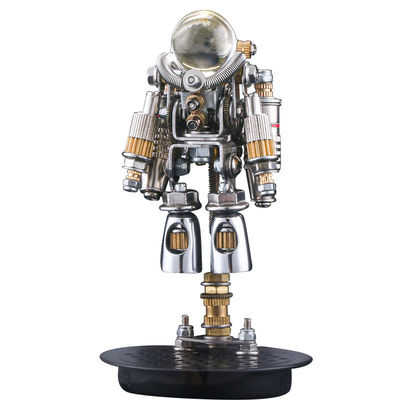 3D Metal Craft Puzzle Mechanical Spaceman Series Astronaut Kit CNSA RKA DIY Assembly for Home Decor Creative Gift-154PCS