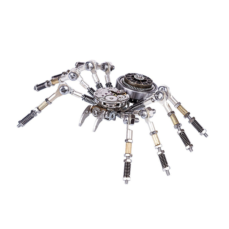 3D Puzzle Model Kit Spider Shaped Mechanical Clock Model  Creative Gift